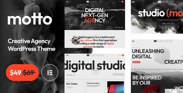 Motto - Creative Agency &amp; Startup WordPress Theme