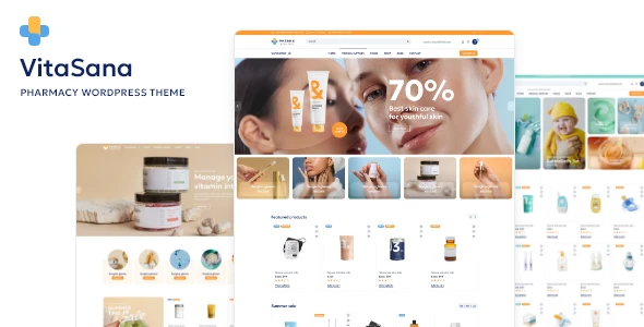 VitaSana – Pharmacy &amp; Medical Store WordPress Theme