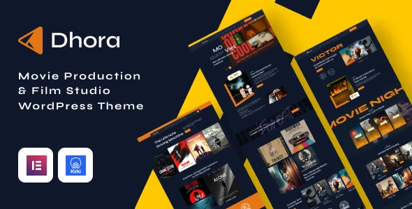 Dhora – Movie Production &amp; Film Studio WordPress Theme