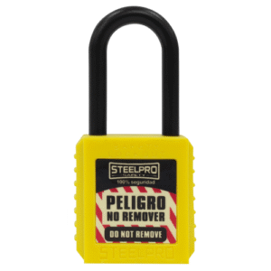 Candado Steelpro Dieléctrico Amarillo