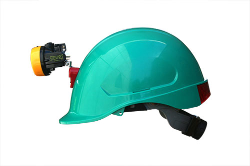 Casco MTA ABS / Portalámparas Verde