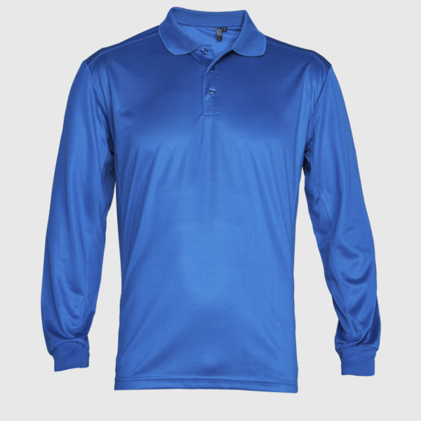 Polera Dry Fit Hombre M/L Azul Rey