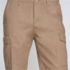 Pantalón Cargo Gabardina Hombre Beige
