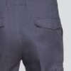 Pantalon Cargo Gabardina Hombre Gris