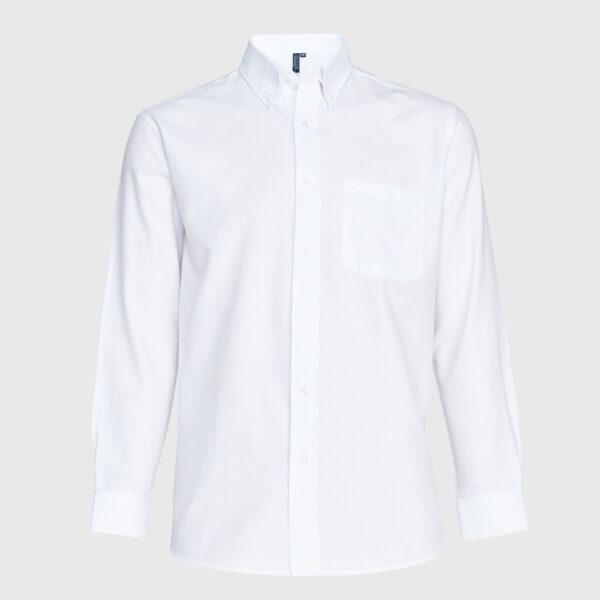 jnli014130001_0217 Camisa Oxford B/Pegado M/L Blanca