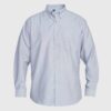 Camisa Oxford B/Pegado M/L Gris