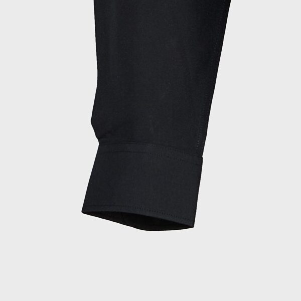 Camisa Oxford Bolsillo Pegado M/L Negra