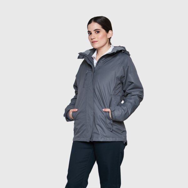 Parka Técnica 3X1 Corcovado Mujer Gris
