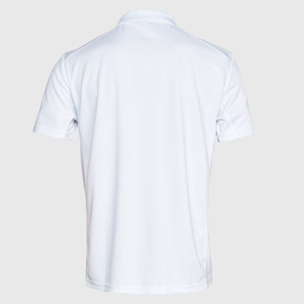 Polera Dry Fit Cuello Camisero M/C Hombre Blanco