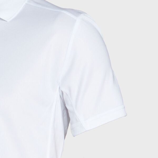 Polera Dry Fit Cuello Camisero M/C Hombre Blanco