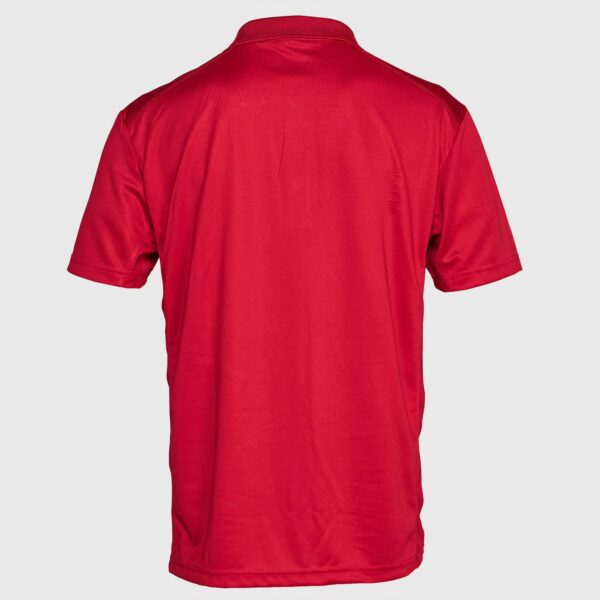Polera Dry Fit Cuello Camisero M/C Hombre Roja