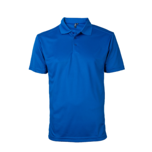 Polera Dry Fit Cuello Camisero M/C Hombre Azul Rey