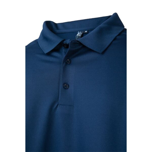 Polera Dry Fit Cuello Camisero M/C Hombre Azul Marino