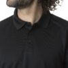 Polera Dry Fit Cuello Camisero M/C Hombre Negro