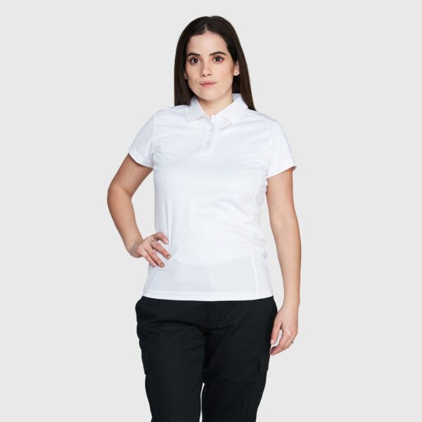 Polera Dry Fit Mujer M/C Blanca