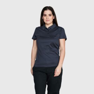 Polera Dry Fit Mujer M/C Gris Pizarrra