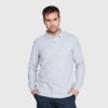 Polera Pique Hombre 80/20 M/L Gris