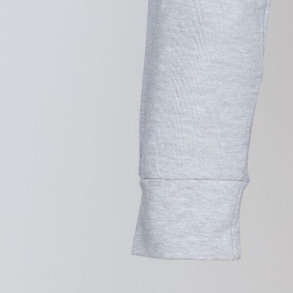 Polera Pique Hombre 80/20 M/L Gris