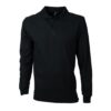 Polera Pique Hombre 80/20 M/L Negra