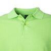 Polera Pique Hombre 80/20 M/L Verde Pistacho
