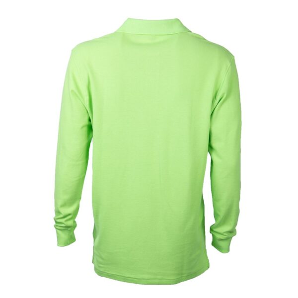 Polera Pique Hombre 80/20 M/L Verde Pistacho