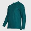 Polera Pique Hombre 80/20 M/L Verde Petróleo