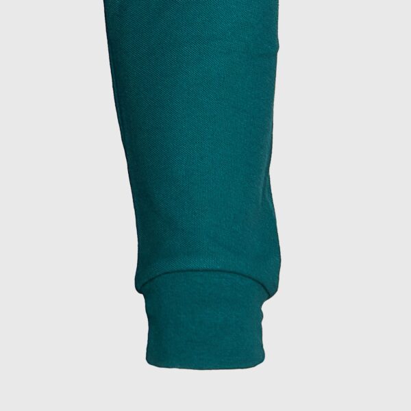 Polera Pique Hombre 80/20 M/L Verde Petróleo