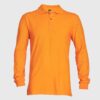 Polera Pique Hombre 80/20 M/L Naranjo Claro