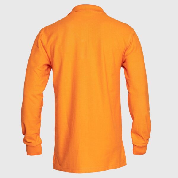 Polera Pique Hombre 80/20 M/L Naranjo Claro