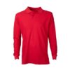 Polera Pique Hombre 80/20 M/L Roja