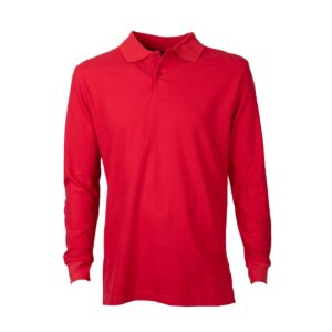 Polera Pique Hombre 80/20 M/L Roja