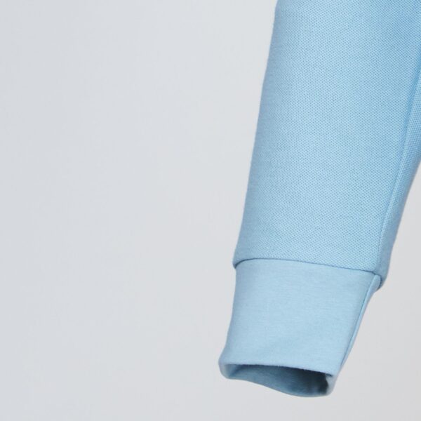 Polera Pique Hombre 80/20 M/L Celeste