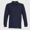 Polera Pique Hombre 80/20 M/L Azul Marino