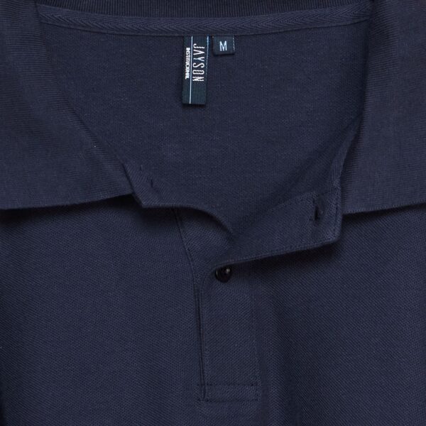 Polera Pique Hombre 80/20 M/L Azul Marino