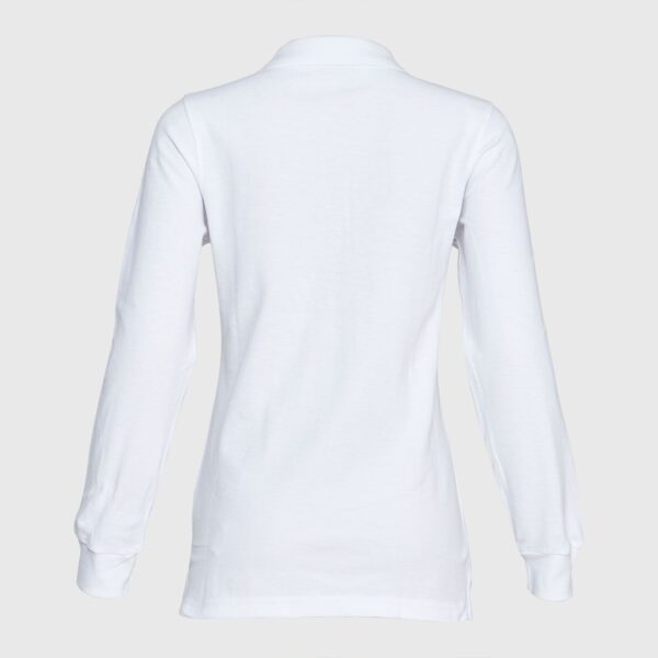 Polera Pique Mujer 80/20 M/L Blanca