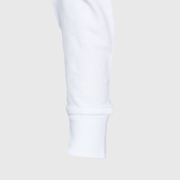 Polera Pique Mujer 80/20 M/L Blanca