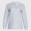 Polera Pique Mujer 80/20 M/L Gris