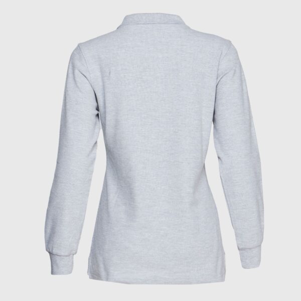 Polera Pique Mujer 80/20 M/L Gris