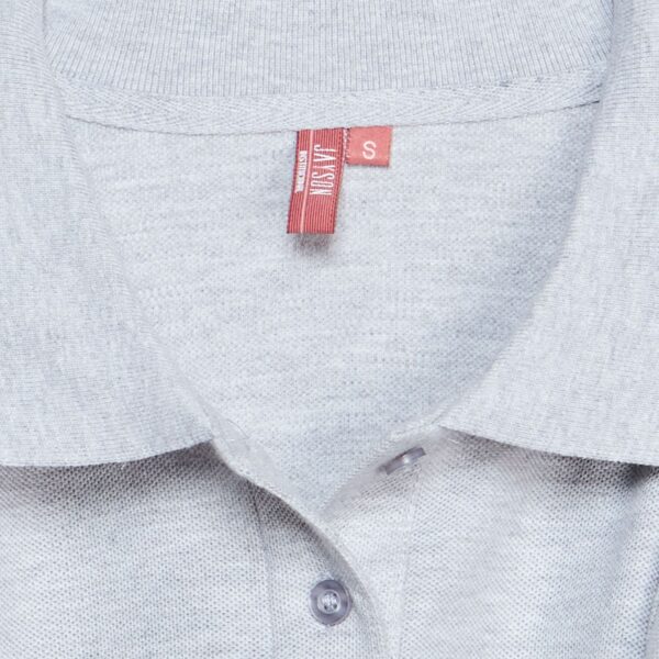 Polera Pique Mujer 80/20 M/L Gris