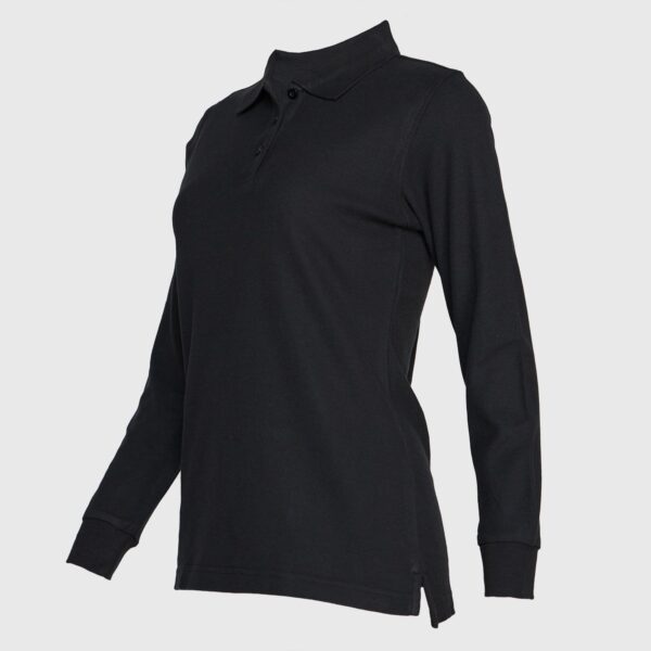 Polera Pique Mujer 80/20 M/L Negra