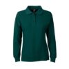 Polera Pique Mujer 80/20 M/L Verde Petróleo