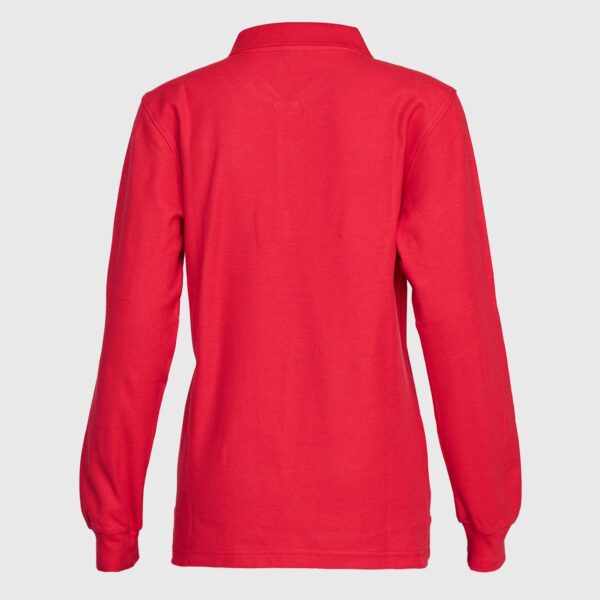 Polera Pique Mujer 80/20 M/L Rojo