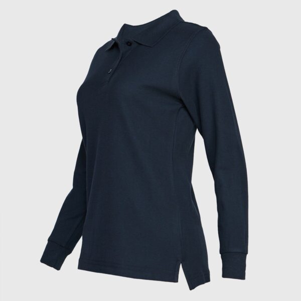 Polera Pique Mujer 80/20 M/L Azul Marino