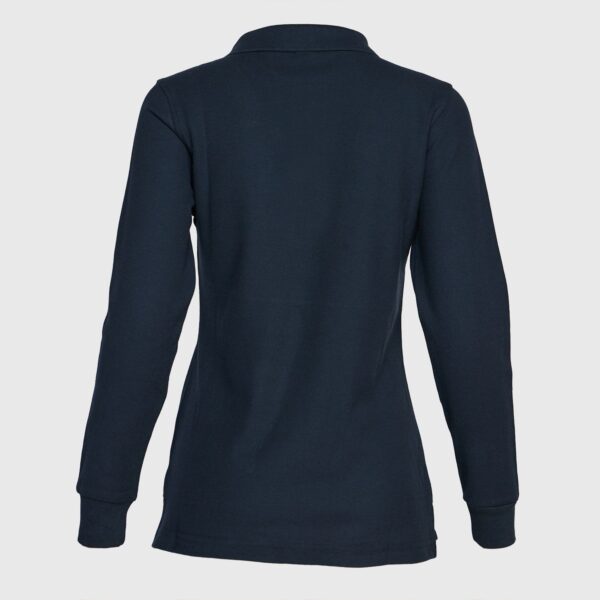 Polera Pique Mujer 80/20 M/L Azul Marino