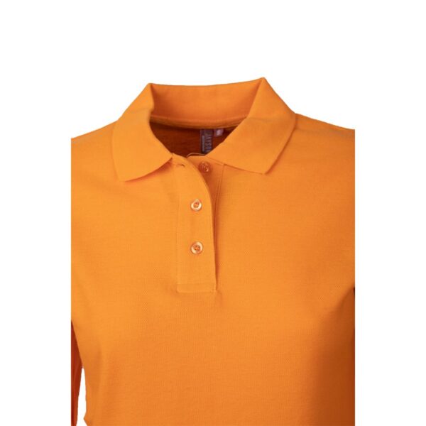 Polera Pique Mujer 80/20 M/L Naranjo Claro