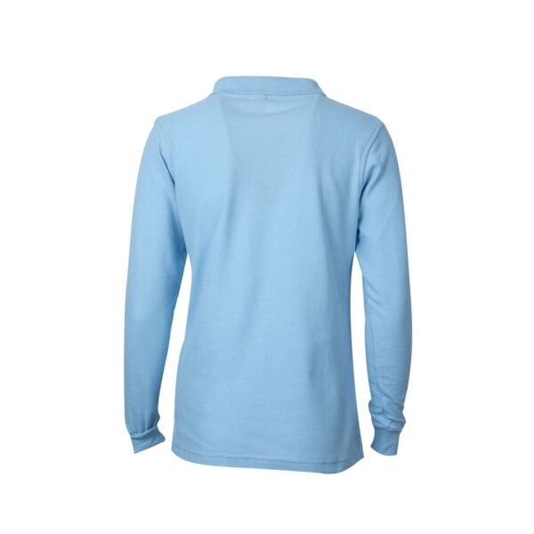 Polera Pique Mujer 80/20 M/L Celeste