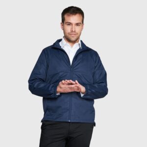 Cortaviento Impermeable Hombre Azul Marino