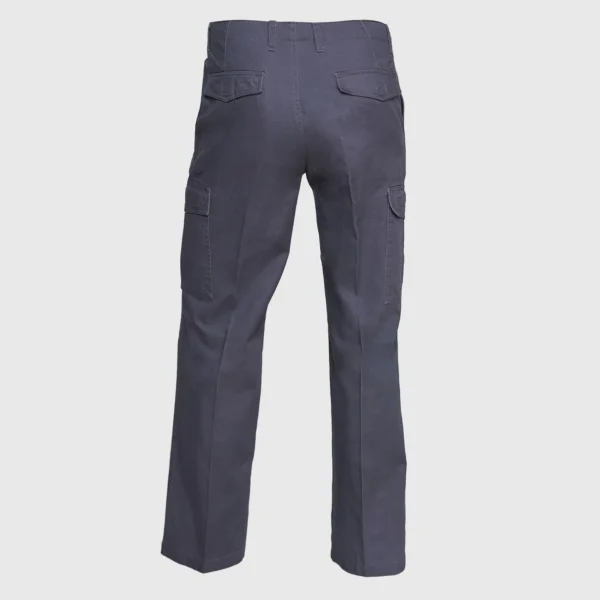 Pantalon Cargo Gabardina Hombre Gris