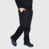 Pantalón Cargo Gabardina Hombre Negro