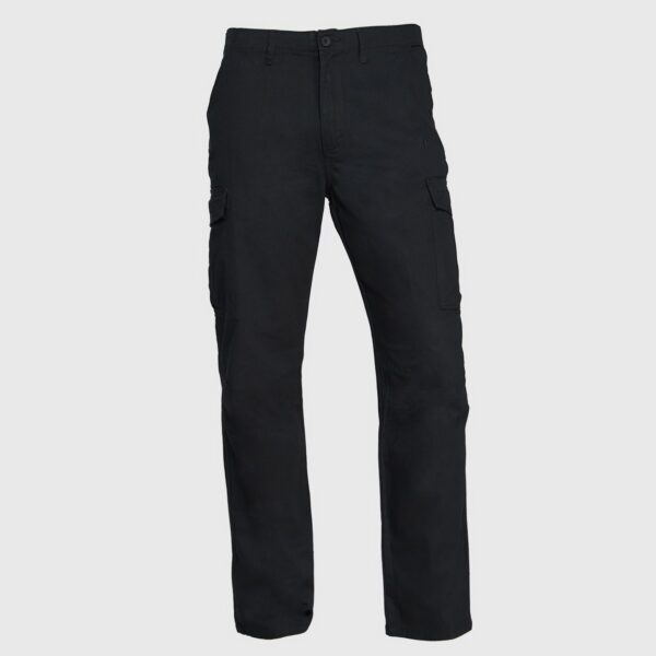Pantalón Cargo Gabardina Hombre Negro